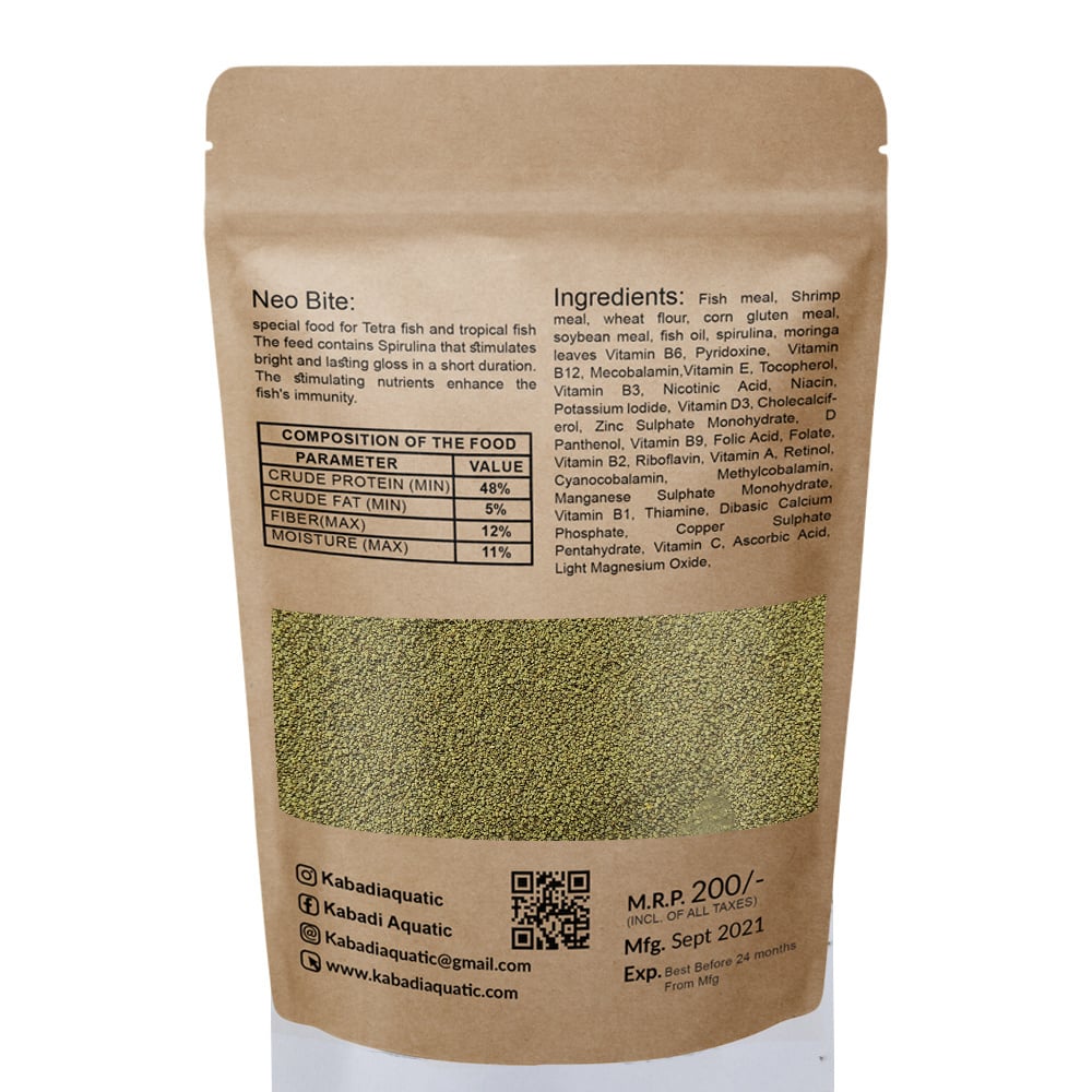 Neo Bite Tetra Fish Food - Kabadi – Image 2