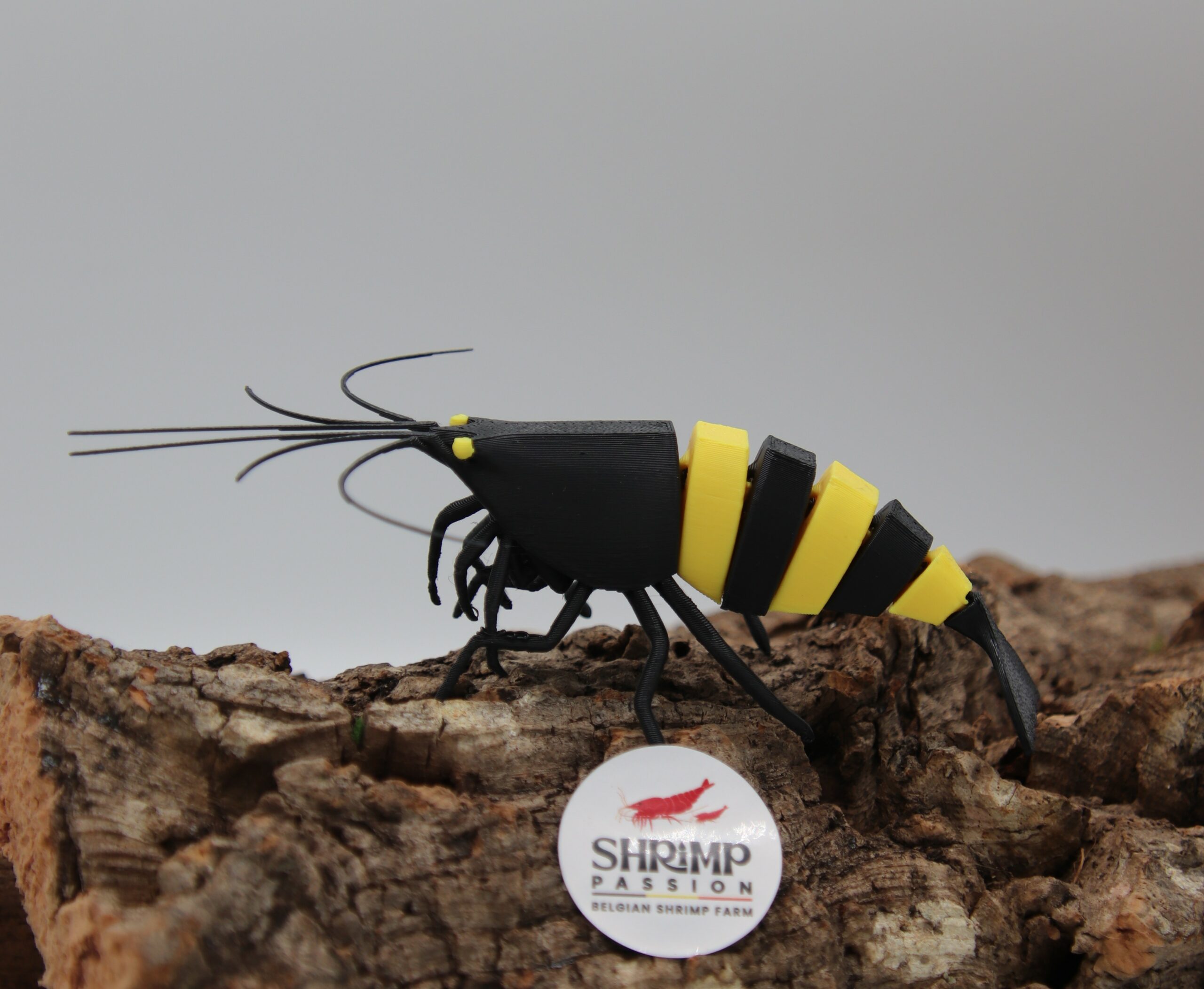 3D - Black Yellow Bee