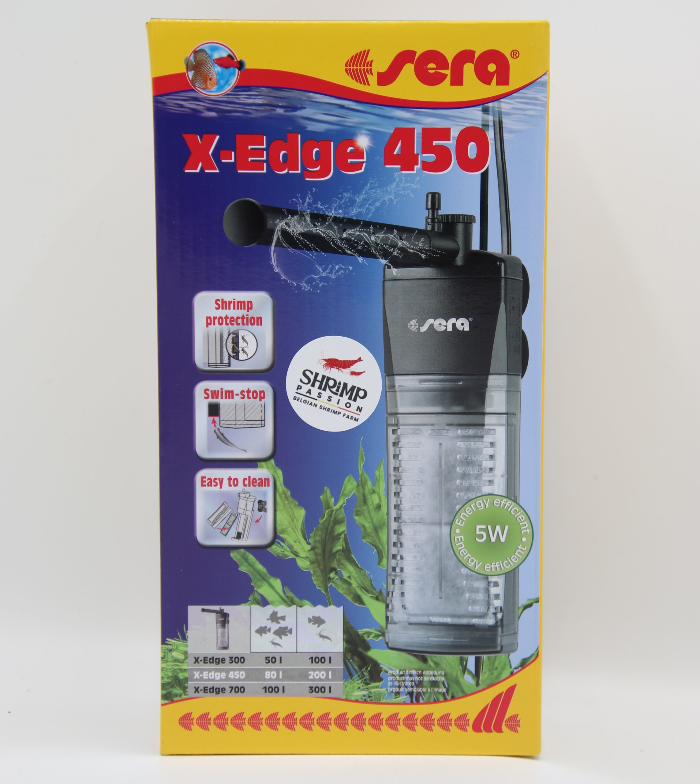 SERA - X-Edge 450 Filtre D'Angle Pour Crevettes Et Poissons
